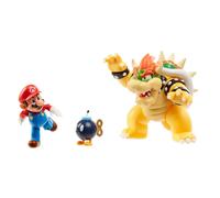 Figurine Mario et Bowser - Coffret diorama JAKKS PACIFIC - Licence Super Mario