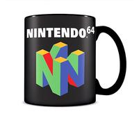 NINTENDO N64 Tasse Mug noir Céramique Tasse à café
