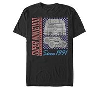 Nintendo Gamer des années 90 T-Shirt, Noir, L Homme