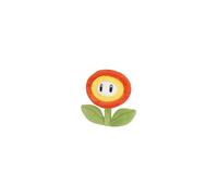 Nintendo - Peluche Mario Bros Fleur Enflammée 18cm