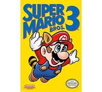 Nintendo Poster Super Mario Bros. 3 (61cm x 91,5cm) + 2 tringles Transparentes avec Suspension