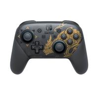 Nintendo Pro Controller Monster Hunter Rise Edition Noir, Or Bluetooth Manette de jeu Analogique/Numérique Nintendo Switch