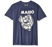 Nintendo T- Shirt So Mario, Bruyère Marine de qualité, 4XL Homme