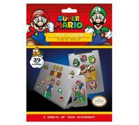 Nintendo Stickers Super Mario Royaume Champignon