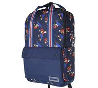 Nintendo Super Mario Backpack Mario All Over Print Nouveau Officiel Bleu Unisex