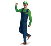 Disguise Super Mario Bros 157249STD-20L Luigi ELEVATD Classic Adulte, Taille Unique