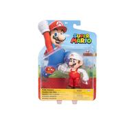 Nintendo - Super Mario Bros - Figurine articulée 10cm - Mario de feu avec Boule de feu