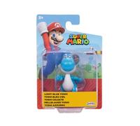 Nintendo - Super Mario Bros - Figurine articulée 6.3cm - Figures Yoshi Bleu Ciel