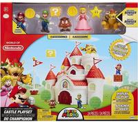 Nintendo Super Mario Deluxe Feature Set de jeu avec 5 figurines en vinyle 6,5 cm