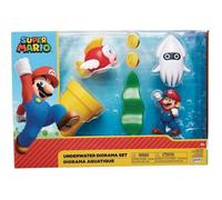 Nintendo Super Mario Diorama Set Plongée Avec Figurines De 6 CM C'Est Inclus : Mario Piou-Piou Bêtisier Tuyau De Chaleur...