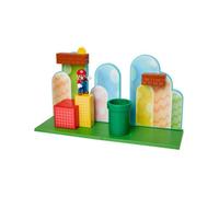 Nintendo Playset Super Mario - Plaine des Chênes, Jakks Pacific, Figurine 6 cm incluse, Multicolore