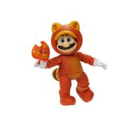 Nintendo Super Mario Figurine Mario Tanuki de 13 cm entièrement articulée - Jouet avec jusqu'à 16 Points d'articulation - Jouet Finement détaillé avec Yeux en Verre - Jouets pour Enfants de 3 Ans +