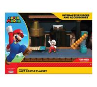 Nintendo Super Mario Lava Castle Spielset, 6.5 cm