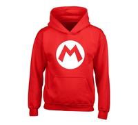 Super Mario Sweat à Capuche Unisex Badge Rouge