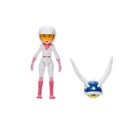 Nintendo Super Mario Movie Figurine articulée Peach de 12,7 cm avec Coque Bleue épineuse Incluse