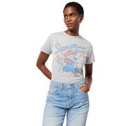 Nintendo Super Mario Running Profile 1985 T-Shirt, Athletic chiné, M Homme