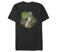 Nintendo Yo Yoshi T-Shirt, Noir, M Homme
