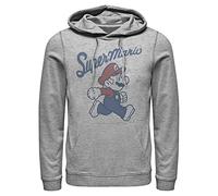 Nintendo Superbe Sweatshirt à Capuche, Gris chiné Athletic, XXXL Homme