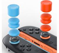 Nintendo Switch 2 Grip Caps-Silicone Protectors for Xbox Series X/S,for PS5/Slim/Pro and for Switch Pro Controllers-Orange/Blue
