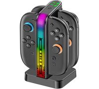 Nintendo Switch 2 J-Con 2 Magnetic Charger,Switch 2 J-Con 2 Fast Charger 2.5h,Charging Station With Multi-Color Rgb Led And Compact Detachable,Ns2 Exclusive (Not Compatible With 1st Gen/Oled)