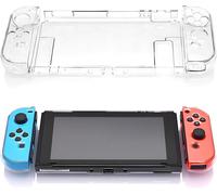 Nintendo Switch and Joy-Con Clear TPU Protective Case-Shockproof Anti-Scratch Durable Comfortable Easy to Install Ideal for Everyday Heavy Duty Use