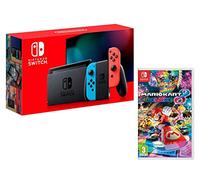 Nintendo Switch console Rouge Néon/Bleu Néon32Go + Mario Kart 8 Deluxe