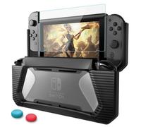 Nintendo Switch Coque Avec Protection Écran, Protection Switch, (Avec Deux Caches Pouce Et Un Protecteur D'écran)