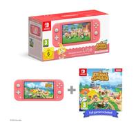 Nintendo Switch Lite (Coral) + Animal Crossing New Horizons