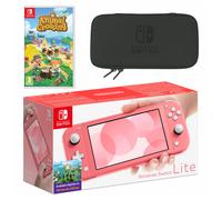 Nintendo Switch Lite (Coral) Animal Crossing: New Horizons Pack + NSO 3 months console de jeux portables 14 cm (5.5 ) 32 Go Écran tactile Wifi Corail