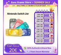 Nintendo Switch Lite Nintendo Switch Console de jeu portable 32G stockage interne 5.5 pouces écran tactile LCD Bluetooth 4.1 corail Yellow