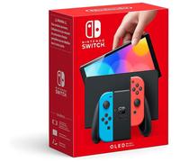 Nintendo Switch (modèle OLED) - Bleu néon/Rouge néon