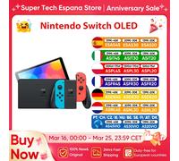 Nintendo Switch OLED modèle 64GB 7.0 "écran OLED Console de jeu portable HDMI 1.4 prend en charge plusieurs langues OLED White