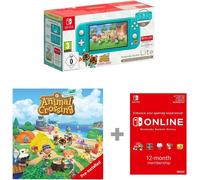 Nintendo Switch Lite Animal Crossing: New Horizons Timmy & Tommy Aloha Edition console de jeux portables 14 cm (5.5") 32 Go Écran tactile Wifi Turquoise