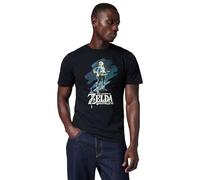 Nintendo T-Shirt pour Homme Breath of The Wild Zelda - Noir - Taille L
