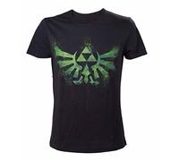 Nintendo T-Shirt -XL- Grnes Zelda Logo, schwarz [import allemand]