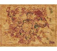 Nintendo The Legend Of Zelda: Breath Of The Wild 60 x 80 cm Impression Sur Toile, Multicolore ColouRouge, 60 x 80 cm