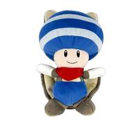 Nintendo Together+ - Peluche Super Mario - Flying Squirrel Blue Toad 21cm