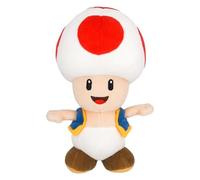 Peluche - Nintendo - Toad Rouge - 20 cm - Douce - Licence Officielle