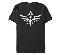 Nintendo Triforce triomphante T-Shirt, Noir, M Homme