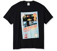Nintendo Vintage Metroid T-Shirt, Noir, XL Homme