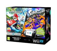 Nintendo Wii U - Mario Kart 8 + Splatoon Wii U Premium Pack - Full Hd, 1080i, Hd, 480p, 480i - Noir - Mario Kart 8 (Import Italien) | Occasion
