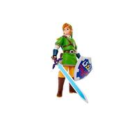 Nintendo Zelda Figurine de Collection Link 50 cm avec Ses Accessoires Epée et Bouclier