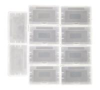 Ninthseason Lot de 10 boîtiers en plastique transparent pour cartouches de jeu Game Boy Gba Sp Gbm