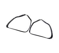 NinWelly jfqm 1 Paire de Joint de Garniture de Phare Avant adapté à Porsche Cayenne 2011 2012 2013 2014 en Caoutchouc Noir