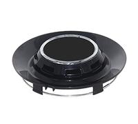 NinWelly jfqm Cache-moyeu de Roue 146 mm, 1 pièce, avec Logo BC383 BC-383 (commun aux modèles BC455 C-1258 C-1258-LA5B et TY006, Compatible avec Mercedes-Benz)(Bright Black)