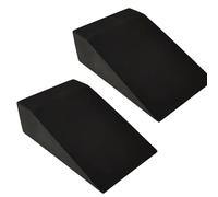 NIOMICO 1 Pair Squat Wedge Block 9x3x6 inch EVA Supportive Workout Yoga Block for Fitness, Pushup, Weightlifting, Foot Stretching
