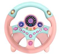 NIOMICO Jouet de Volant Simulation pour Enfants conduisant Le Volant, bébé avec léger, Sons ＆ Musique Baby Toys Gift for Kids 3 Ans au-Dessus du Style 2Steering Toy