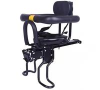 NIOMICO Siège de vélo pour Les Enfants Membres de vélo pour Tout-Petit monté Avant avec Dos, pédale Pied, Bouton libération Rapide et Ceinture sécurité réglable, Accessoire pour Enfants attachement