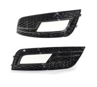 NIONGYN Grille Feux de Brouillard Compatible avec A4 B8.5 Standard Edition 2013 2016 2014 2015 Grille en Nid d'abeille pour Pare-Chocs Avant De Voiture, Grille De Phare Antibrouillard(Pair 4)