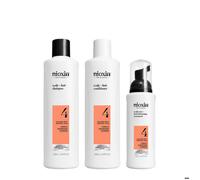 Nioxin 4 Kit Trifasico Shampoo 150ml Conditioner 150ml Treatment 40ml